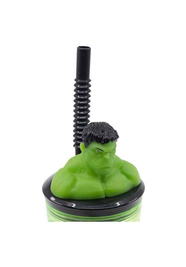 Vaso figura 360ml HULK