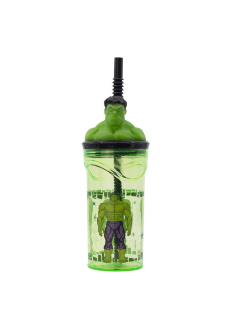 Vaso figura 360ml HULK
