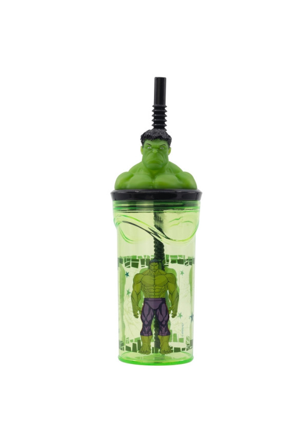 Vaso figura 360ml HULK